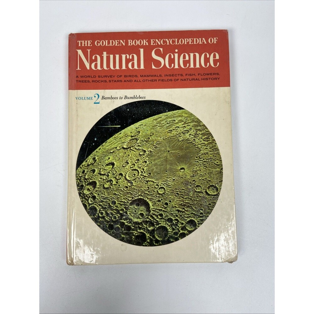 Vintage Golden Book Children’s Natural Science Encyclopedia Volume 2 Hardcover